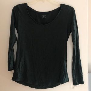 Green long sleeve shirt( dark green )